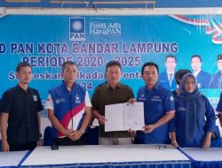 PAN Tunjuk M Ikhsan Calon Wali Kota Bandarlampung, Ini Tugasnya