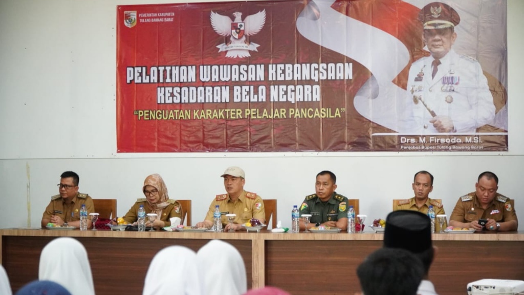 Sekdakab Tubaba Buka Pelatihan Wawasan Kebangsaan untuk Pelajar SMA