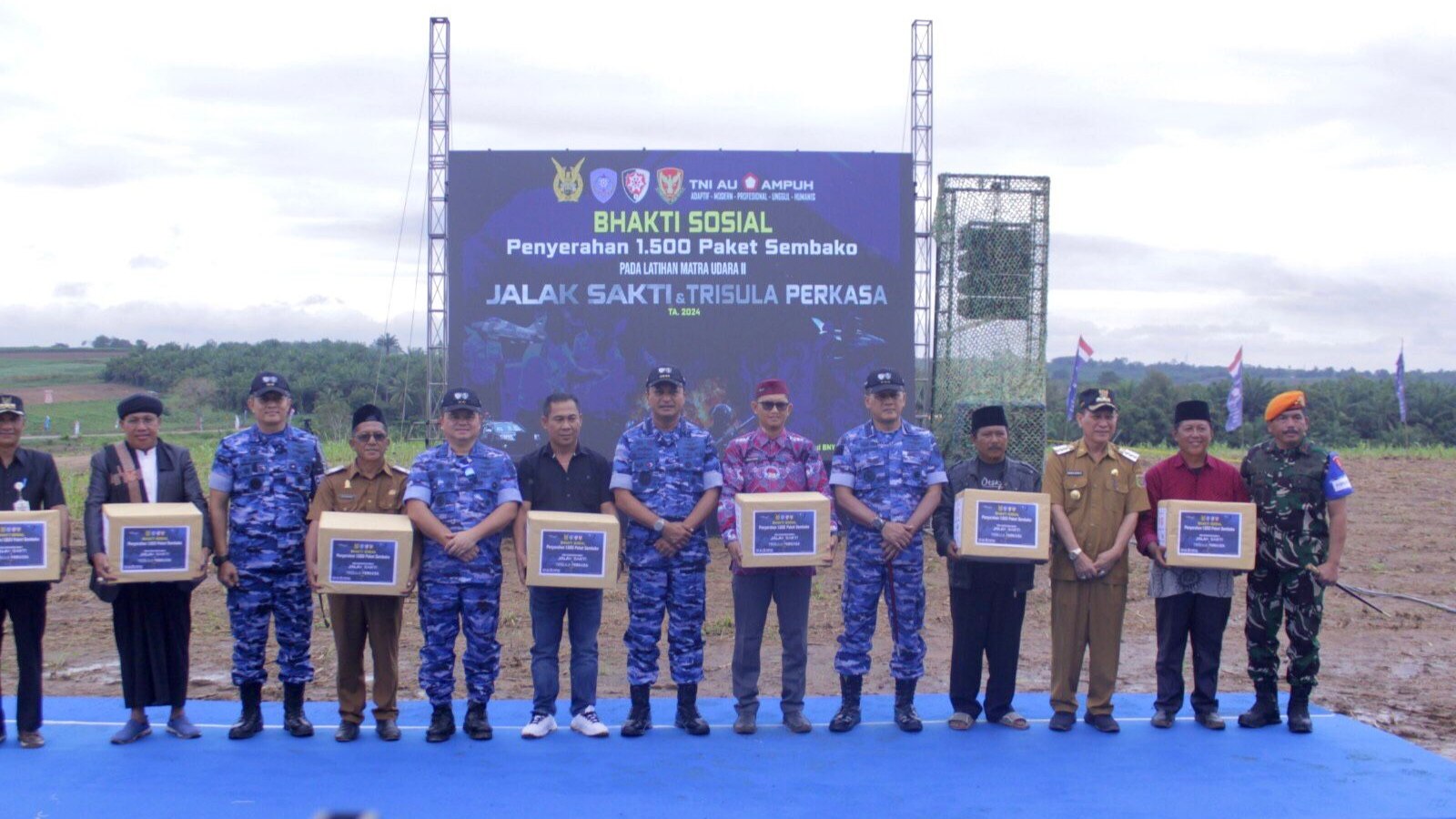 Pj Bupati Tulang Bawang Apresiasi Latihan Tempur TNI AU