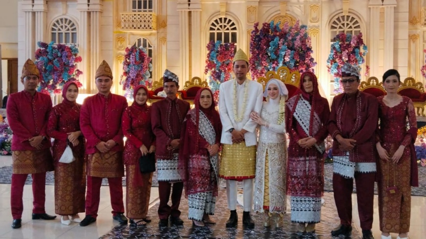 Putra Sulung Ketua GPAN Lampung Menikah dengan Meriah