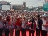 Ribuan Warga Semarakkan Jalan Sehat HUT Ke-342 Kota Bandarlampung, Eva Dwiana Terharu