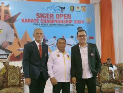 1733 Karateka Bertanding di Siger Open Karate Championship 2024