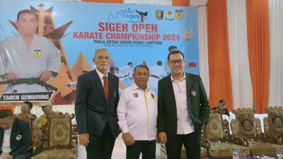 1733 Karateka Bertanding di Siger Open Karate Championship 2024