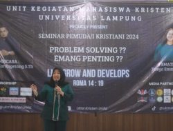 UKM Kristen Unila Dorong Pemuda Hadapi Tantangan Hidup dengan Iman yang Kuat