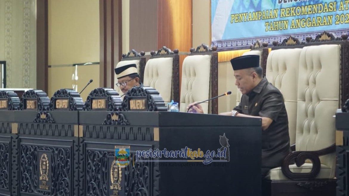 DPRD Pesibar Bahas Rekomendasi LHP BPK Tahun Anggaran 2023