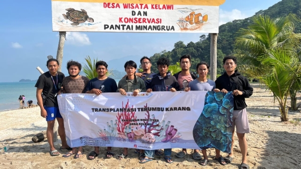 KKN Itera Dorong Rehabilitasi Terumbu Karang di Pulau Sekepal