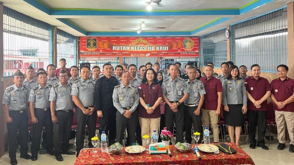 Kakanwil Kemenkumham dan Kadivpas Lampung Kunjungi Rutan Krui