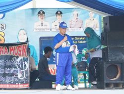 Wakil Bupati Zulqoini Syarif Buka Germas 2024 di Pekon Seray