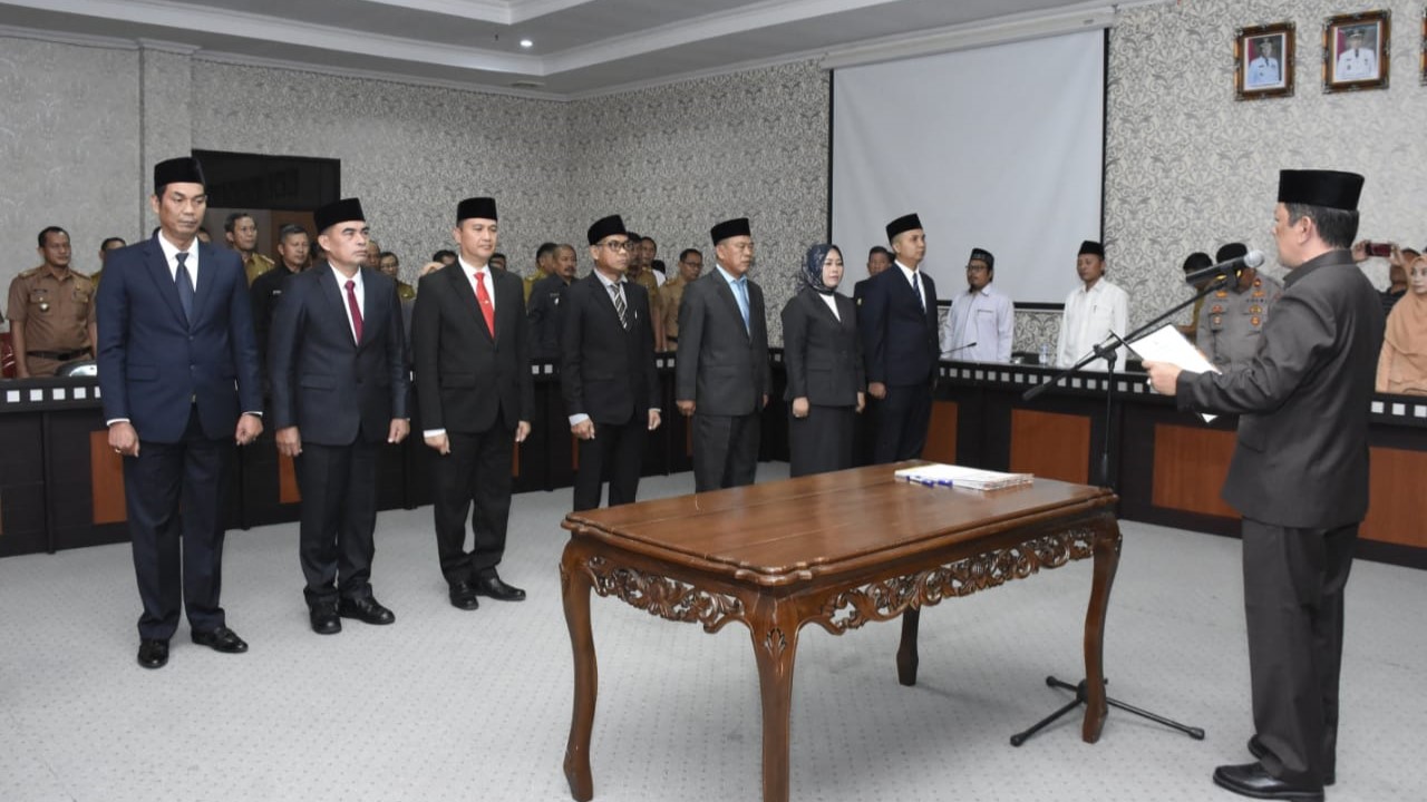 7 Pejabat Tinggi Pratama di Tubaba Dilantik, Firsada Minta Fokus Stunting Hingga Pilkada Sukses