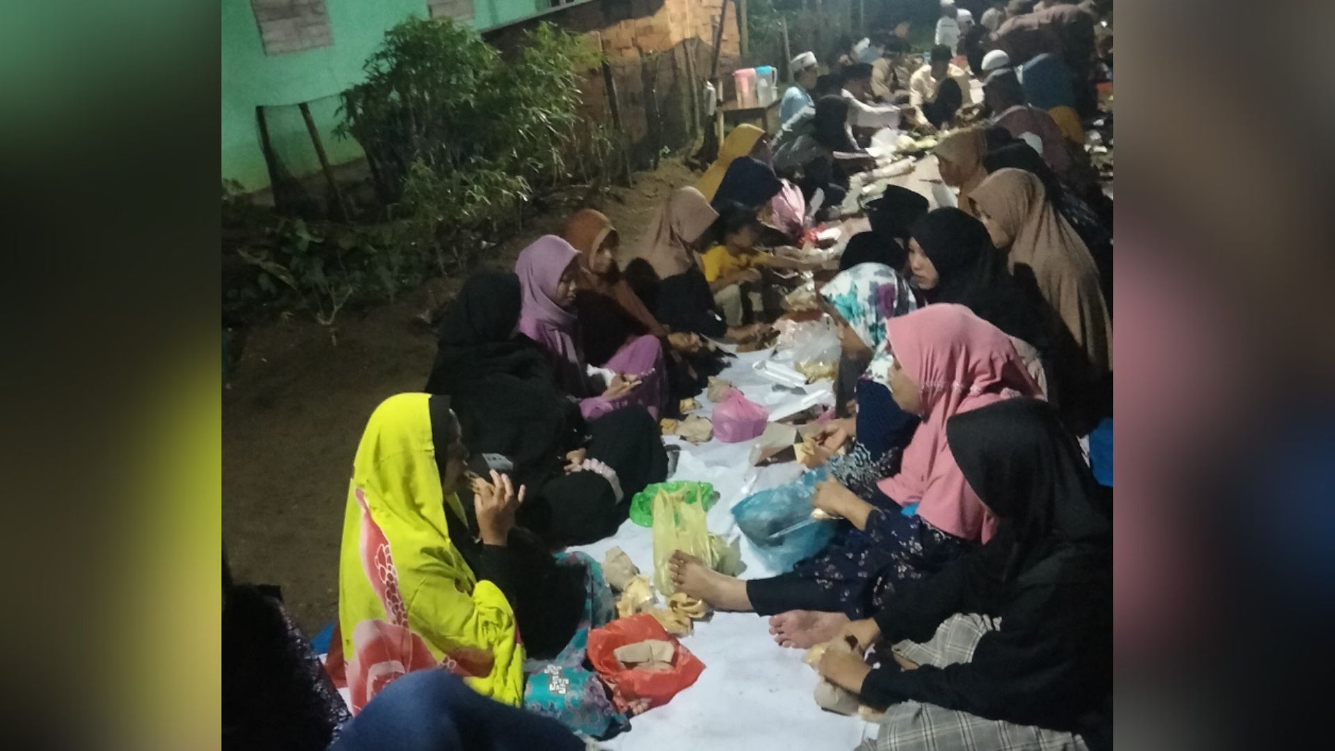 Warga Desa Abung Jayo Sambut Tahun Baru Islam dengan Selamatan Malam 1 Suro