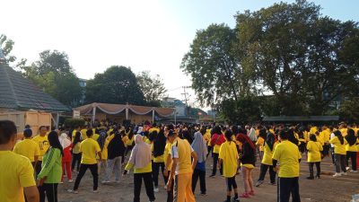 KORMI Palembang Gelar Senam Sehat dan Beragam Layanan Publik di Sako