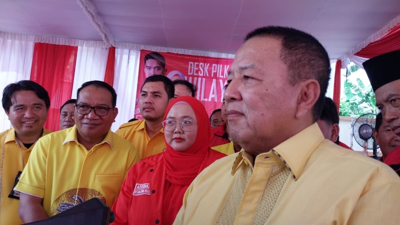 Arinal Djunaidi Daftar Cagub di PSI Lampung, Golkar Masih Rahasiakan Wakilnya