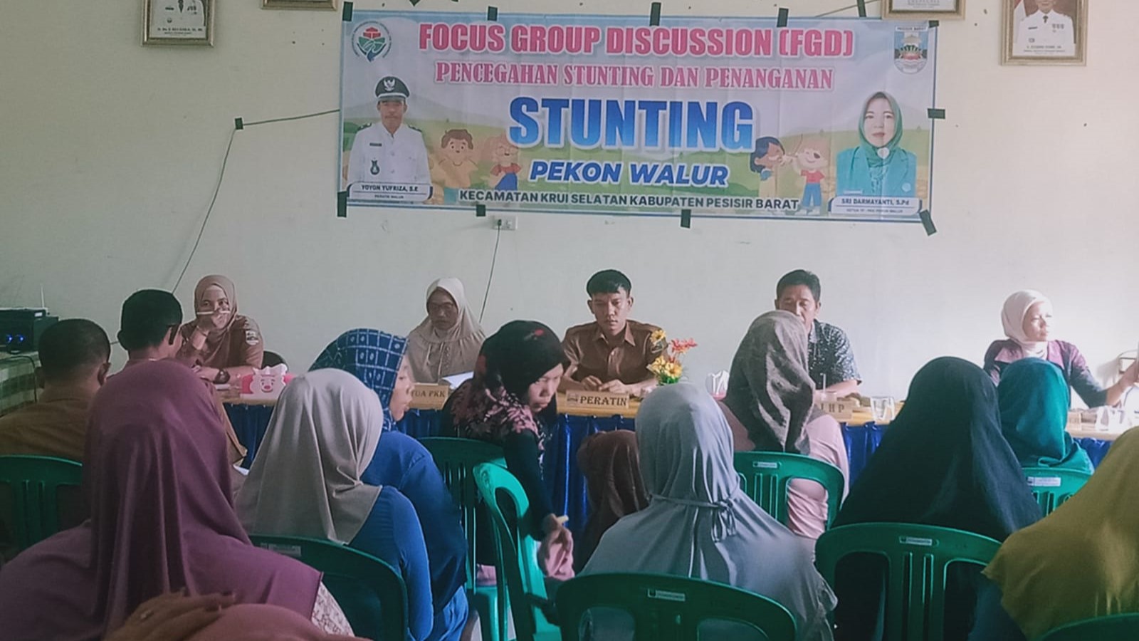 Pemerintah Pekon Walur Gelar FGD Pencegahan dan Penanganan Stunting