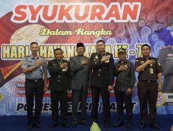Bupati Agus Istiqlal Hadiri Upacara Hari Bhayangkara ke-78 di Pesisir Barat