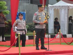 Polda Sumsel Gelar Upacara Kenaikan Pangkat 230 Personel