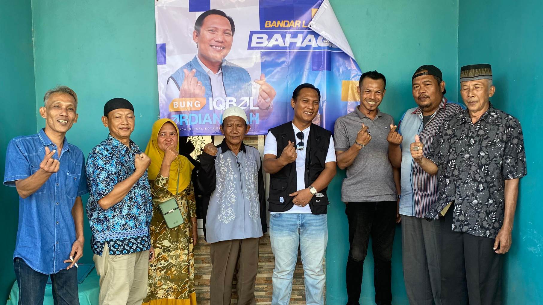Iqbal Ardiansyah Terima Dukungan Tokoh Masyarakat Langkapura di Pilkada 2024