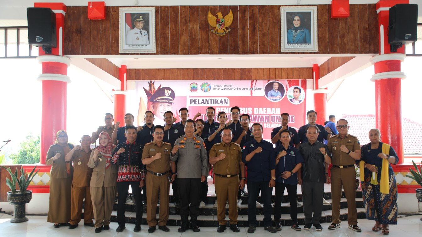 IWO Lampung Selatan Resmi Dilantik, Siap Bersinergi dengan Pemerintah