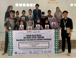 KKN UIN Raden Intan Lampung Bagikan Al-Quran di Empat Pekon Lumbok Seminung