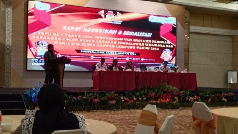 KPU Bandarlampung Gelar Sosialisasi PKPU 8 Tahun 2024