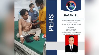 IWO-I Tanggamus Kecam Keras Pembacokan Wartawan di Mesuji