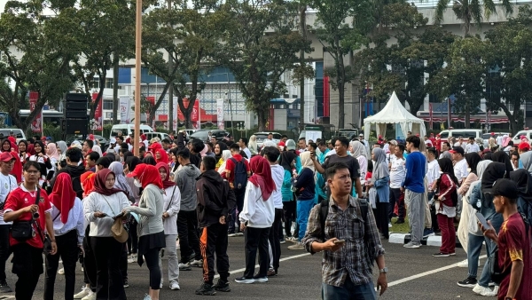 Polda Sumsel Meriahkan HUT RI ke-79 dengan Jalan Sehat