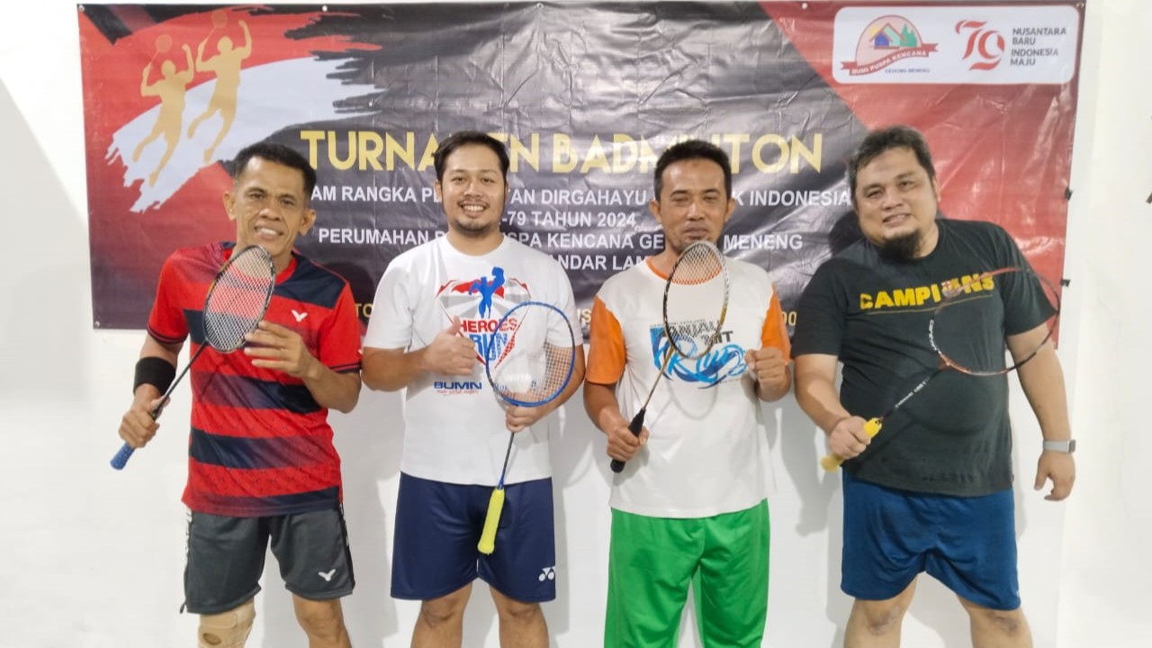 Bulu Tangkis Merajut Kebersamaan Warga Bumi Puspa Kencana