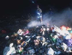 Puntung Rokok Sebabkan Kebakaran Lahan Sampah di BKP
