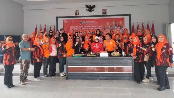 Srikandi Pemuda Pancasila Lampung Meriahkan HUT RI dengan Semangat Kebersamaan