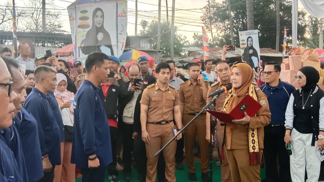 Eva Dwiana Buka Porcam Kecamatan Way Halim: Harapkan Lahirnya Atlet Berprestasi