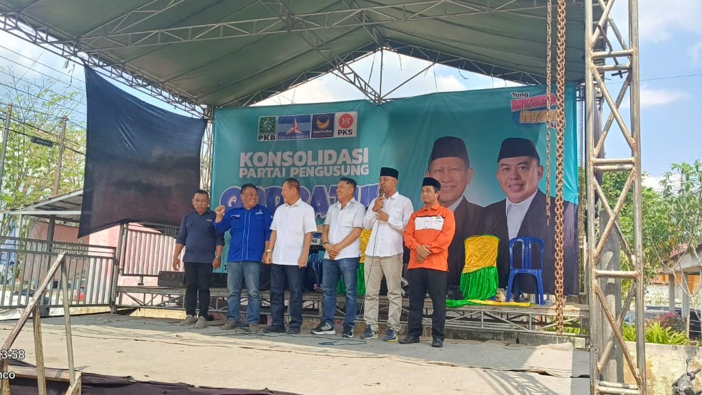 Empat Partai Besar Bersatu Dukung Qudrotul-Hamka di Tulang Bawang