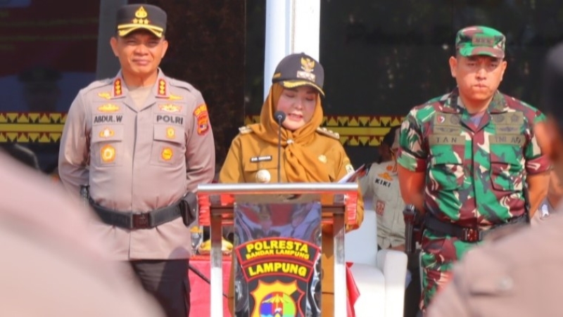 Operasi Mantap Praja Jamin Pilkada Bandarlampung Kondusif