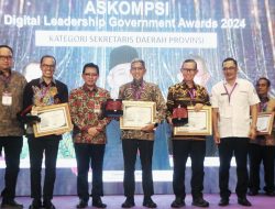 Sekda Lampung Sabet Penghargaan Digital Leadership