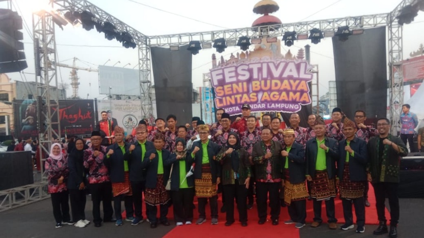 Festival Seni Budaya Lintas Agama Bandarlampung Sukses Digelar