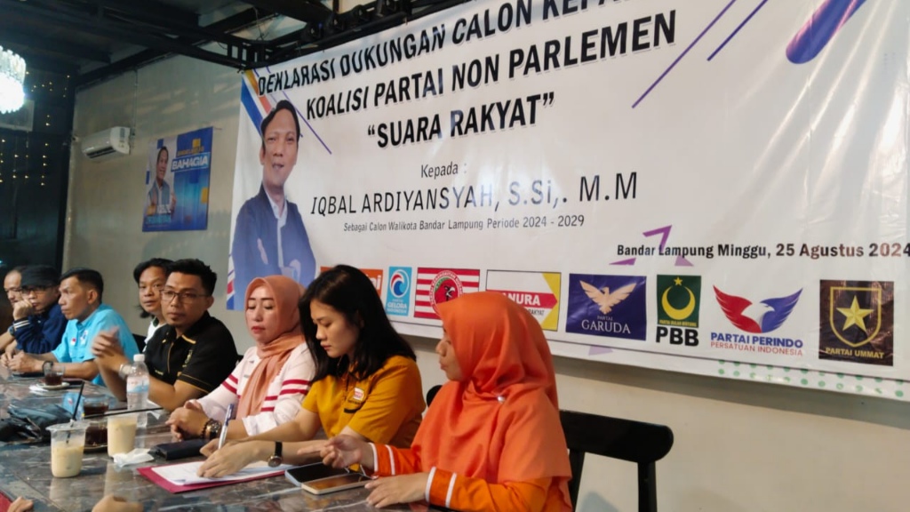 Koalisi Non Parlemen Usung Iqbal Ardiansyah untuk Pilwakot Bandarlampung