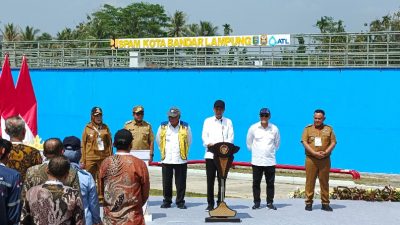 Jokowi Resmikan SPAM Bandarlampung, Air Bersih Berkualitas Tinggi untuk 60 Ribu Rumah Tangga