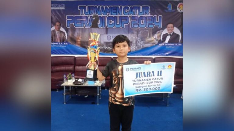 Pecatur Cilik Kota Metro Cetak Prestasi di Peradi Cup 2024