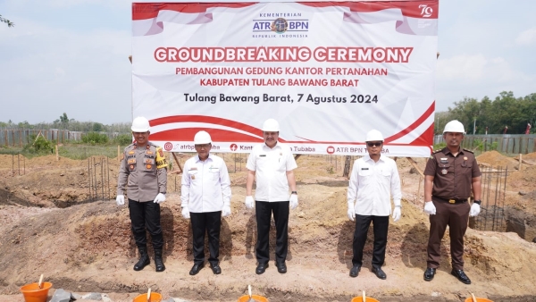 Tubaba Segera Miliki Gedung Kantor Pertanahan Baru