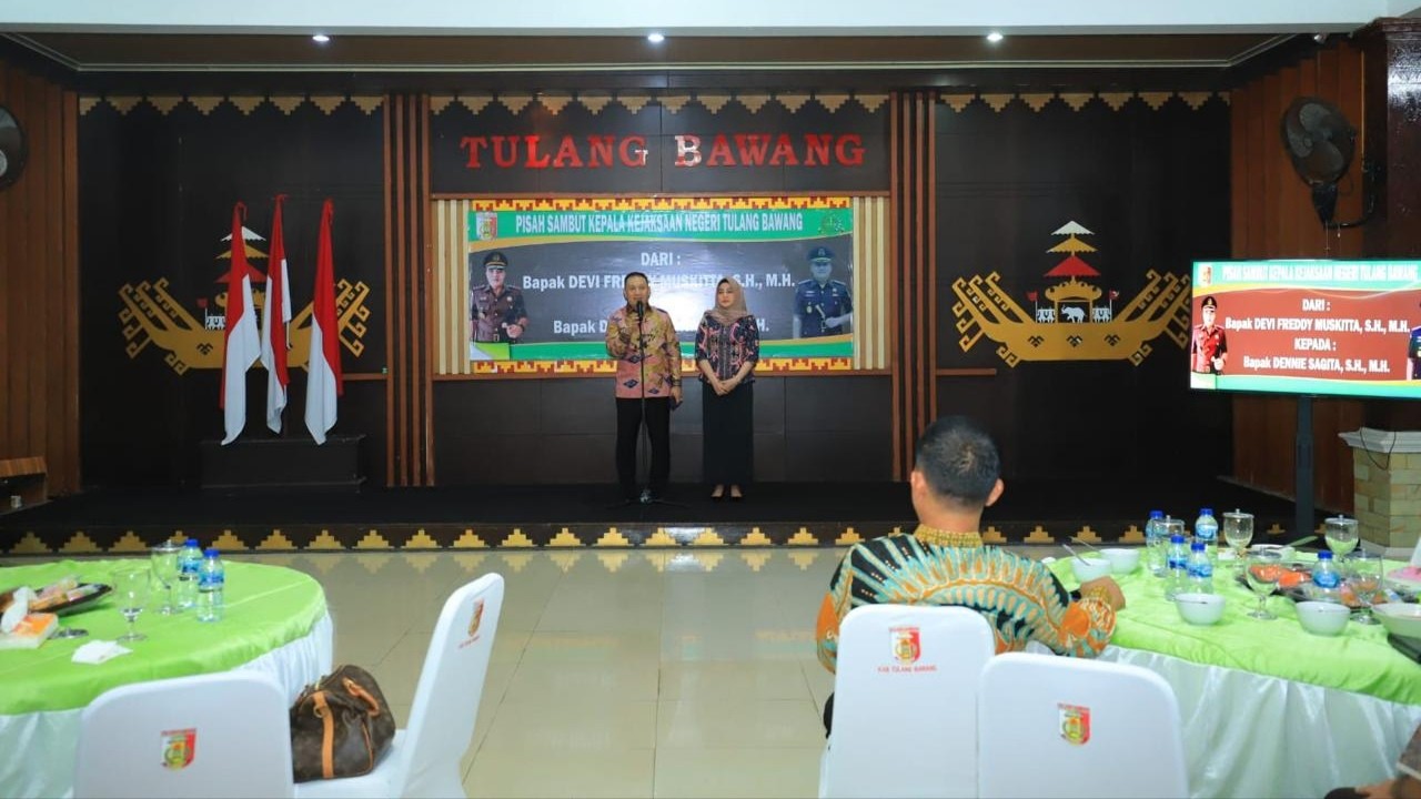 Pj Bupati Tulang Bawang Apresiasi Sinergi dengan Kejari dalam Acara Pisah Sambut