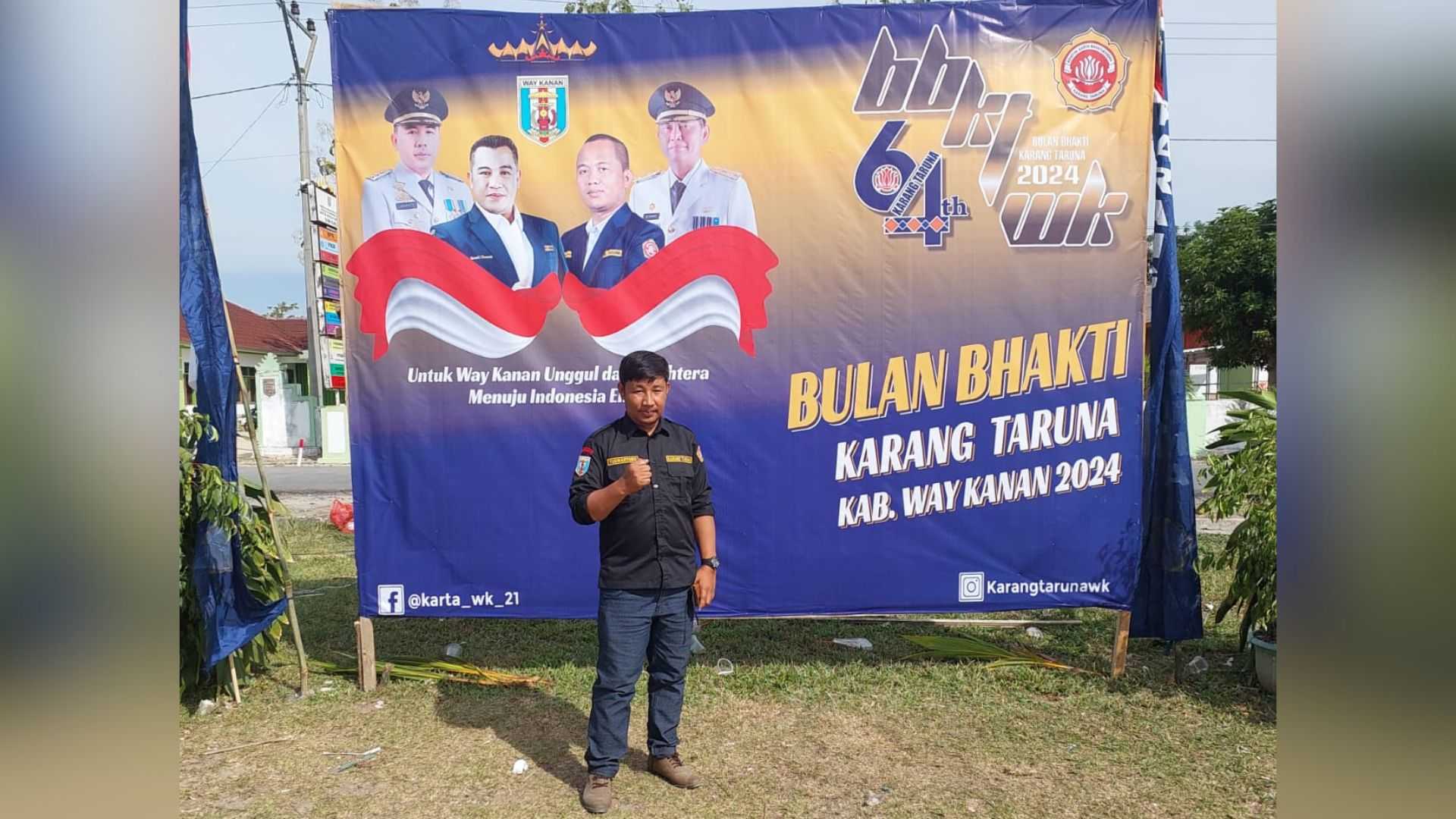 Jurnalis Yuswantoro Raih Penghargaan Satya Lencana dari Karang Taruna Waykanan