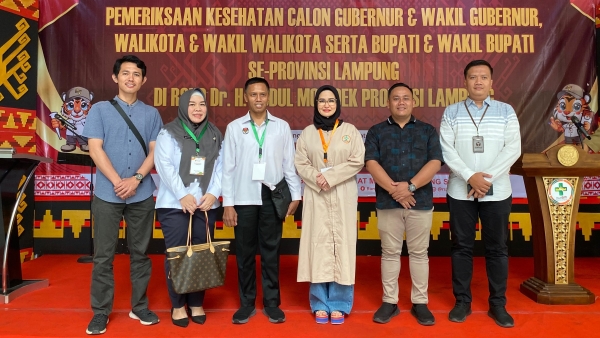 Lolos Tes Kesehatan, Nanda-Antonius Fokus Konsolidasi Tim Pilkada Pesawaran