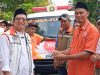 Sehari Setelah Dilantik, Yusnadi Tepati Janji dengan Serahkan Ambulans di Lampung Timur