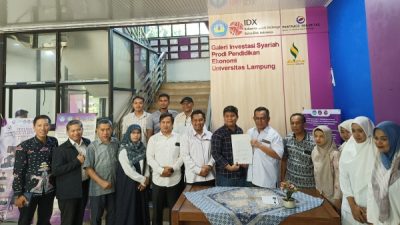 PT Savana Persada Gemilang Dukung Pengembangan Galeri Investasi Syariah di FKIP Unila