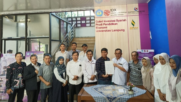 PT Savana Persada Gemilang Dukung Pengembangan Galeri Investasi Syariah di FKIP Unila