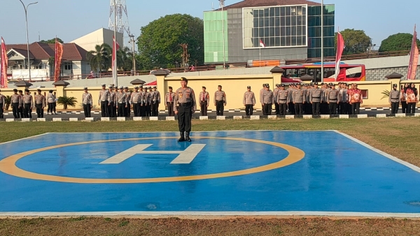 Polda Sumsel Gelar Gladi Bersih Upacara Peringatan Haornas Ke-41
