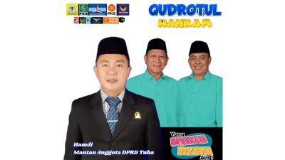 Mantan Anggota DPRD Hamdi Siap Menangkan Qudrotul-Hankam di Pilkada Tulang Bawang