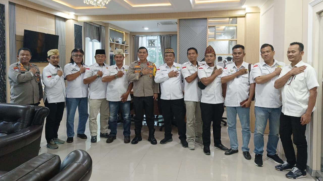 Laskar Lampung Indonesia Jalin Sinergi dengan Polda Lampung