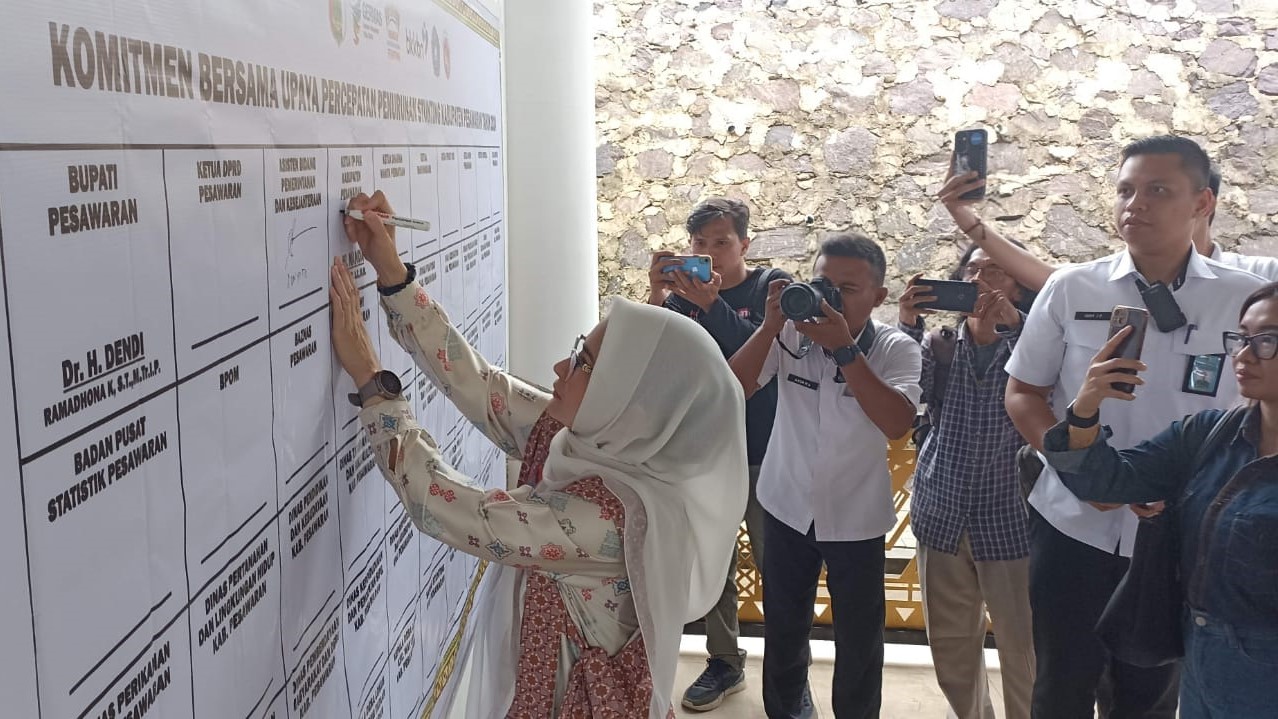 Pesawaran Sukses Turunkan Angka Stunting, Target Satu Digit di 2025