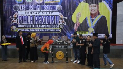 Meriah! Kejurnas Pencak Silat Piala Rektor II Unila Libatkan Atlet dari Berbagai Provinsi