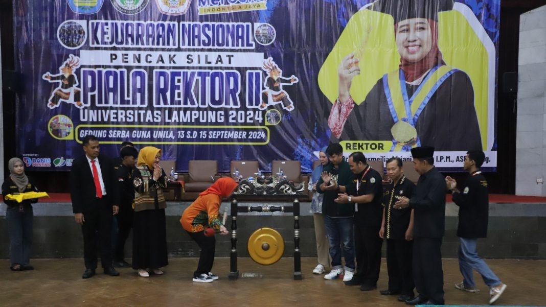 Meriah! Kejurnas Pencak Silat Piala Rektor II Unila Libatkan Atlet dari Berbagai Provinsi