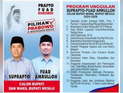 Suprapto-Fuad Usung 13 Program Unggulan untuk Mesuji Maju